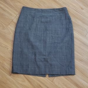 Banana Republic Dark Grey Pencil Skirt Sz 8